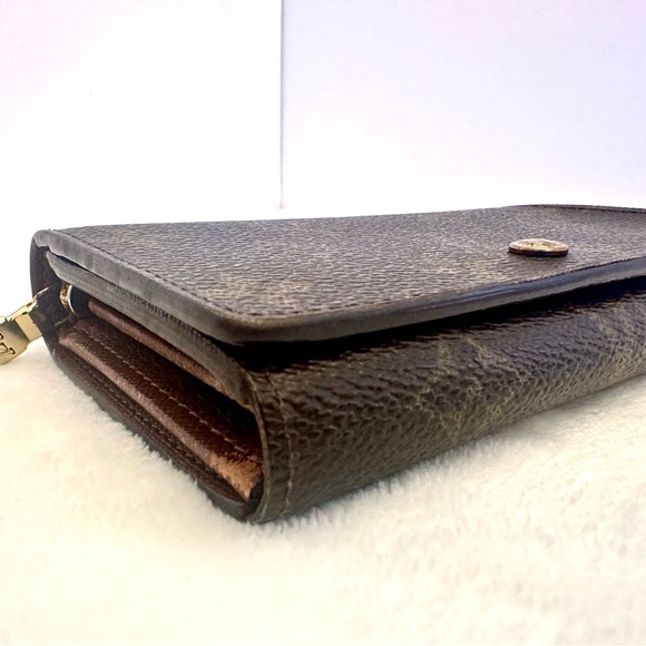Louis Vuitton Brown Monogram Porte Monnaie Tresor Wallet - Picture 6 of 16